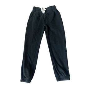 Pekkle Boys Black Pull-On Activewear Athletic Jogger Sweatpants Youth Size 6